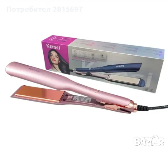 Професионална преса за изправяне на коса Kemei КМ-463, снимка 9 - Преси за коса - 48345820
