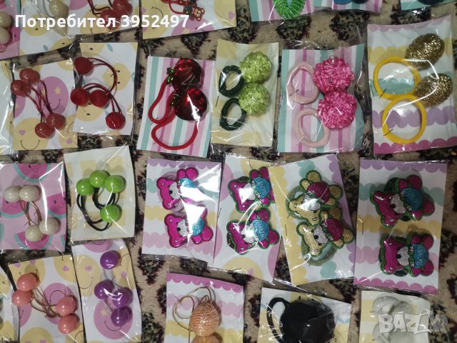 Ластици за коса, снимка 15 - Аксесоари за коса - 43929622