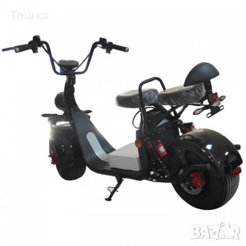 Електрически скутер чопър TIGTAG HR2-1EEC, HARLEY, 2000W, черен, снимка 6 - Мотоциклети и мототехника - 39359036