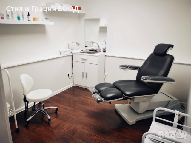 Стол за педикюр Plant (3 мотора) 168 x 56/81,5 x 54/128 см - тъмно сив, снимка 10 - Педикюр и маникюр - 32572098