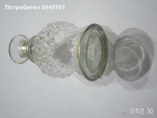 Малко стъклено шишенце., снимка 3 - Антикварни и старинни предмети - 48262529