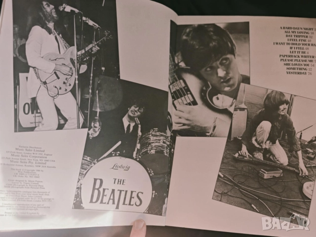 Оригинална ,английска книга The Beatles Rock Score, снимка 3 - Китари - 52071148