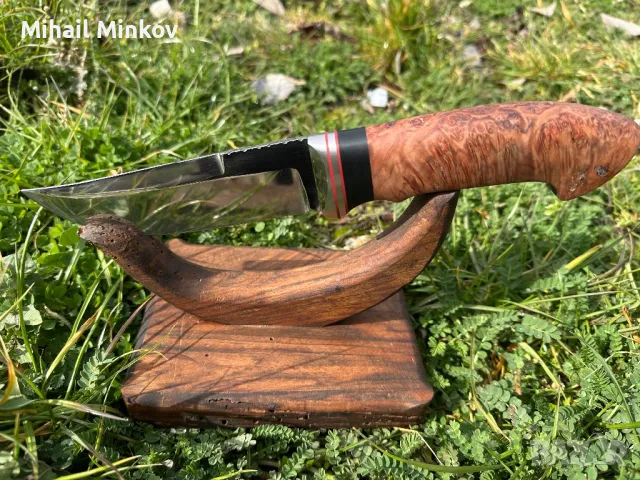 Продавам ръчно изработен ловен нож, снимка 11 - Ножове - 49342475