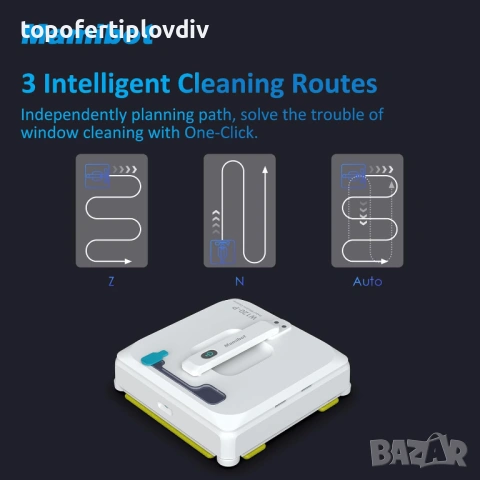 Робот за почистване на прозорци Mamibot W120-P, снимка 4 - Прахосмукачки - 53537357