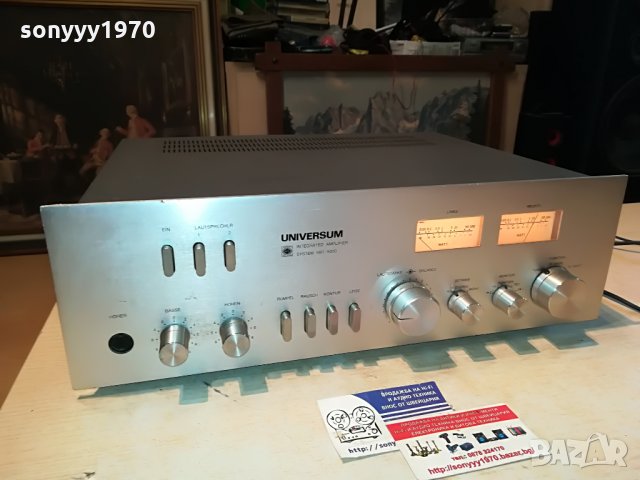 universum v3585 stereo amplifier-2x100w germany 2406211128, снимка 2 - Ресийвъри, усилватели, смесителни пултове - 33318583