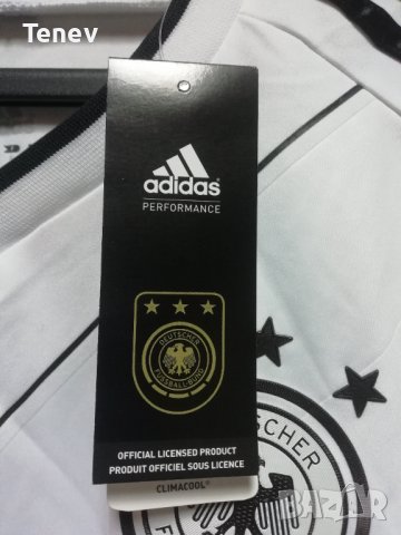 Germany Adidas нова оригинална тениска фланелка Германия Адидас размер S, снимка 4 - Тениски - 43482299