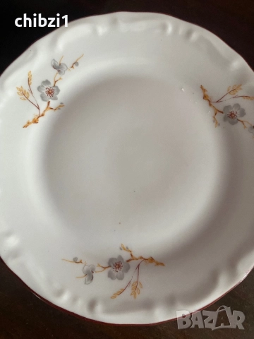 ⚜️Български порцеланови чинии на Изида, снимка 2 - Чинии - 52518584