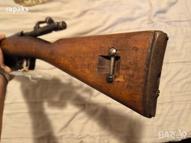 Карабина Манлихера/Манлихер пушка.Обезопасено оръжие Каркано , снимка 2 - Антикварни и старинни предмети - 53608909