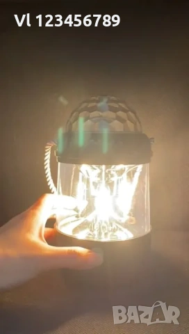 LED и RGB диско фенер + диско топка HW-978, снимка 2 - Други - 53540135