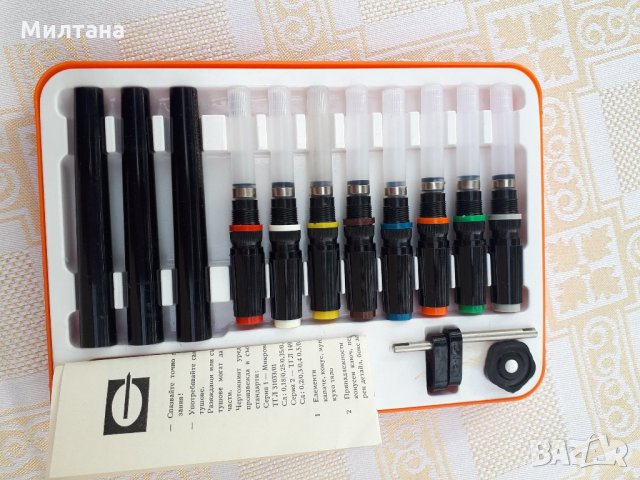 Нови рапидографи Skribent комплект от 8 бр. 