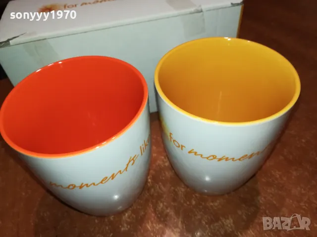 2БР КЕРАМИЧНИ ЧАШИ-НОВИ 2212241511, снимка 5 - Антикварни и старинни предмети - 48433505