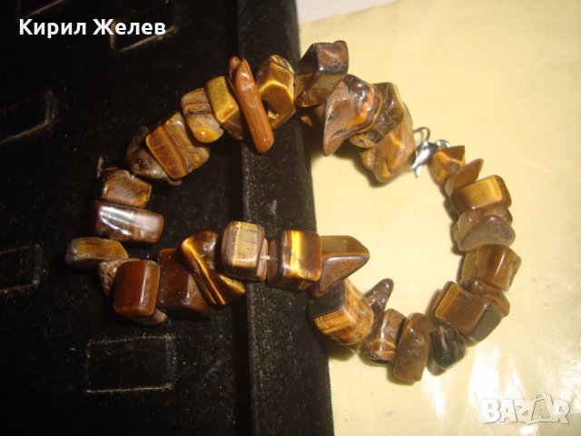 СКЪПОЦЕННА ГРИВНА ТИГРОВО ОКО ХЕНД МЕЙД АРТ ИЗРАБОТКА 11026