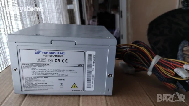 Компютърно захранване 500W Fortron FSP500-60APN 120mm FAN, снимка 2 - Захранвания и кутии - 50503814