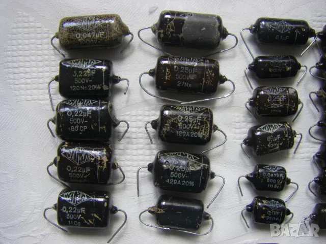Употребявани немски кондензатори WIMA, снимка 4 - Друга електроника - 47452827