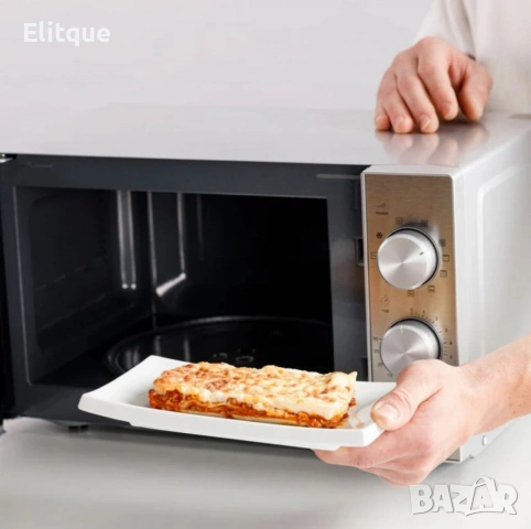 Микровълнова с грил Taurus Elegance Grill – равномерно затопляне и златиста коричка за всяко ястие, снимка 5 - Микровълнови - 53471803