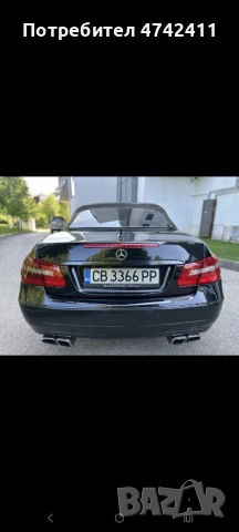 Продава се Мercedes-Е класа 2012 г.кабриолет AMG пакет перфектно състояние обслужена топ може и барт, снимка 9 - Автомобили и джипове - 53534082