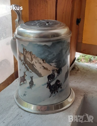 Колекционерска немска халба за бира Kaiser лимитирана серия, снимка 2 - Антикварни и старинни предмети - 51358084