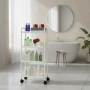 Компактна Дизайнерска Количка-Етажерка на 3 Нива – Сбогом на Хаоса в Банята и Кухнята!, снимка 2