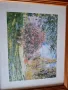 картина  с дървена рамка , снимка 3