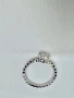 Сребърен пръстен с мойсанит (Диамант) 1 карат, снимка 7