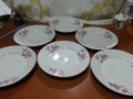 Стар български порцелан чинии, снимка 1 - Антикварни и старинни предмети - 42963884
