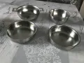 Шоли, купи с дръжки и без, купички, чиния на "Хром" Силистра от соца., снимка 1