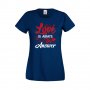 Дамска тениска Свети Валентин Love Is Always The Answer, снимка 5