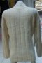 Дамски пуловер-кашмир,мерино,ангора-ръчно плетиво, снимка 2
