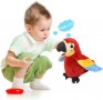 ✨Плюшена играчка говорещ папагал - 2 цвята /син, зелен, червен/, снимка 3