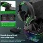 Нова Охлаждаща стойка за Xbox Series XBX със зарядна станция и RGB светлина, снимка 4