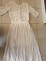 Нежна рокля в бяло, снимка 1 - Рокли - 38497076