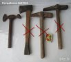 инструменти: чук брадва топор рядък инструмент, бръснарски каиш, уред за разбиване на яйца антика, снимка 3
