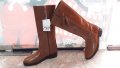 Английски дамски ботуши естествена кожа-ZARA, снимка 4
