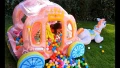 Надуваема играчка 2в1 каляска за принцеси INTEX, 145 x 135 x 104 см, снимка 3