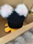 Шапка шапки с естествен пух естествен косъм, снимка 7