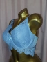 Hunkemoller 80 F Син дантелен сутиен , снимка 3