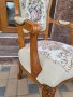 Френски кресла с гобленова дамаска , снимка 8