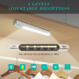 Кухненско осветление под шкафа, 3 броя акумулаторни лампи със сензор за движение, снимка 3