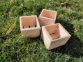 Малки дървени кашпи, снимка 3