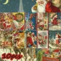 Комплект от 20 броя коледни ретро картички, снимка 2
