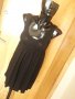 Н&М Черна къса разкроена еластична рокля тип потник ХС/С, снимка 1 - Рокли - 33382209