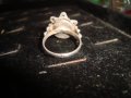СТАРИНЕН СРЕБЪРЕН ПРЪСТЕН ФИЛИГРАН СРЕБРО 900 РЪЧНА ЮВЕЛИРНА МАЙСТОРСКА ФИНА ИЗРАБОТКА УНИКАТ 57501, снимка 10