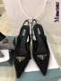 Prada Дамски Обувки На Ток С Кристали Прада - 2 Цвята Код SK600, снимка 7
