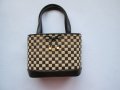 Louis Vuitton мини чанта каре кафяво, снимка 3