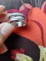 Сребърен пръстен- преплетени халки, снимка 4