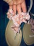 Дамски сандали с цветя, снимка 1