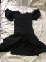 Дамска екстравагантна черна рокля, снимка 1 - Рокли - 28741070