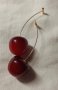 Нови атрактивни обеци черешки - като истински, снимка 11