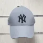 Нова шапка с козирка New York (Ню Йорк) в светлосив цвят, унисекс, снимка 1