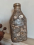 декоративна бутилка с монети , снимка 1